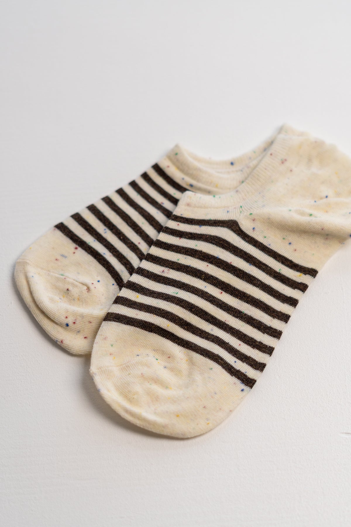 Speckled Stripes | Μπεζ με καφέ