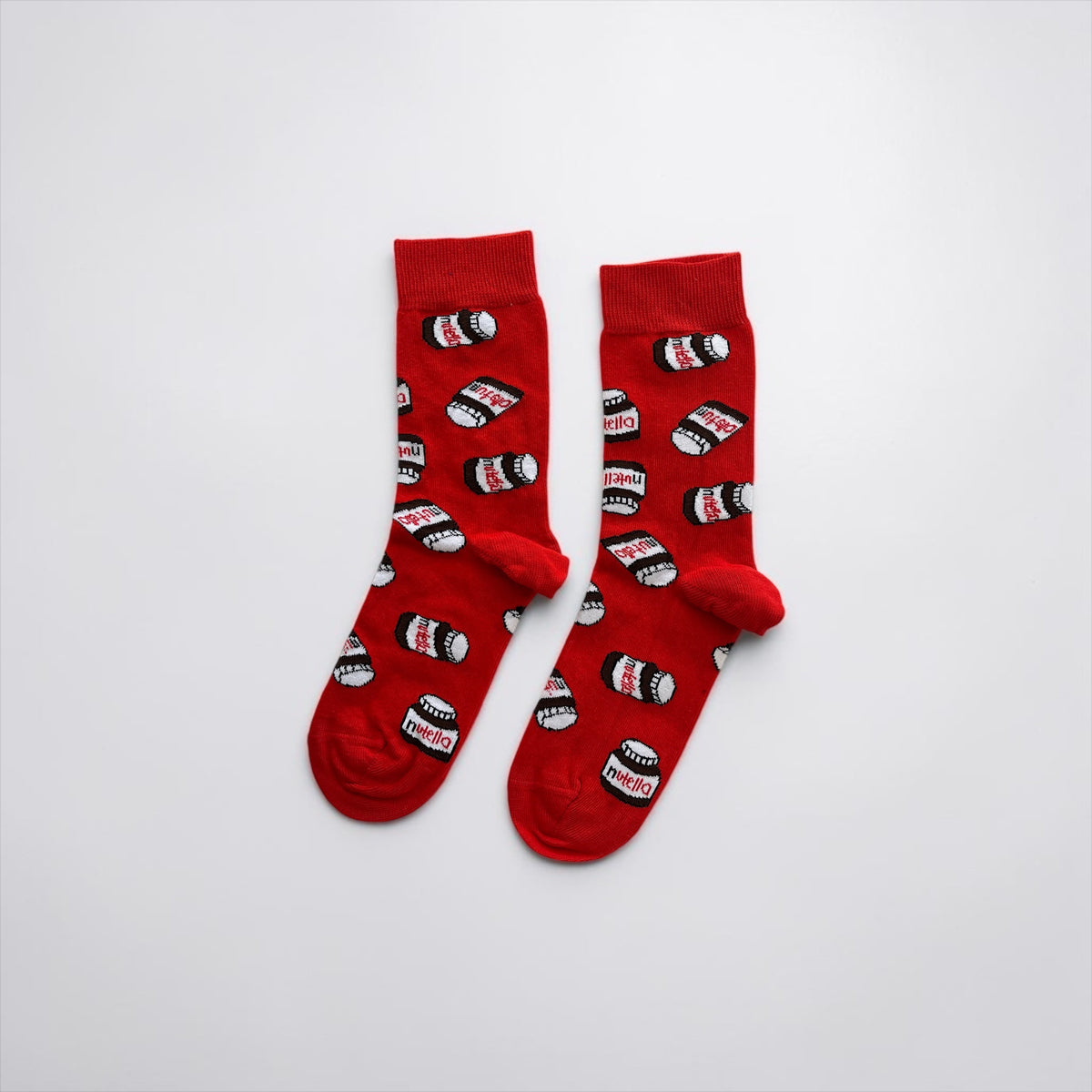Nutella Lovers Socks-Κόκκινο