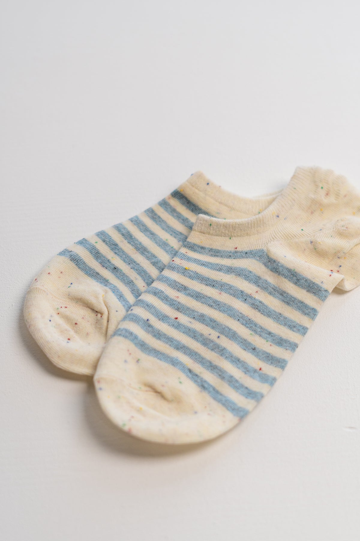 Speckled Stripes | Μπεζ με γαλάζιο