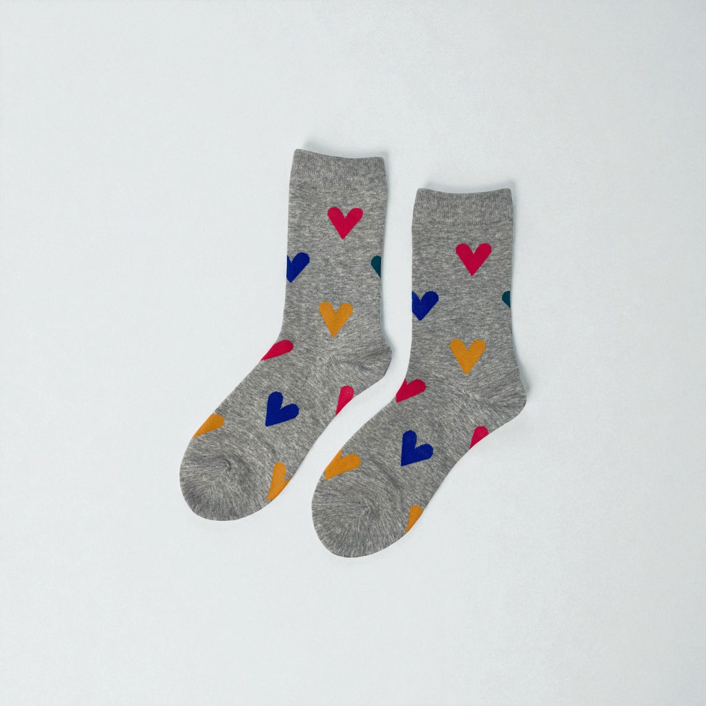 Κάλτσες με Πολύχρωμες Καρδιές