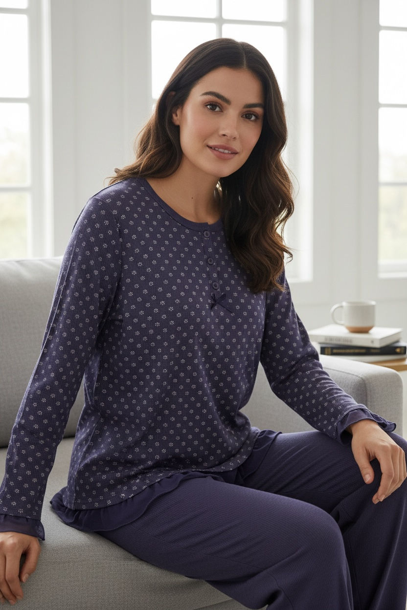 Ριπ Πιτζάμα Πουά Μωβ