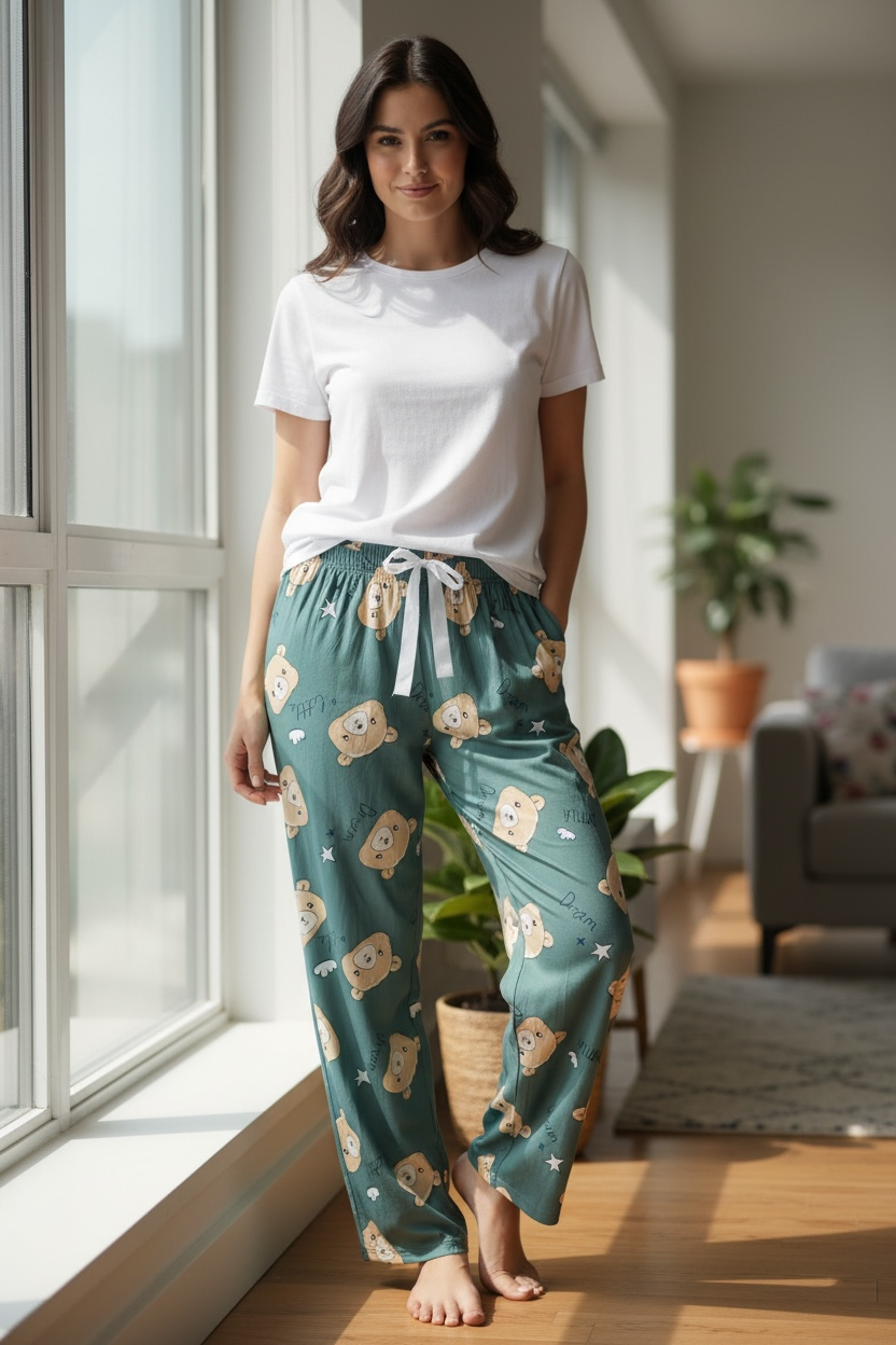 Παντελόνι Πιτζάμας Teddy Green