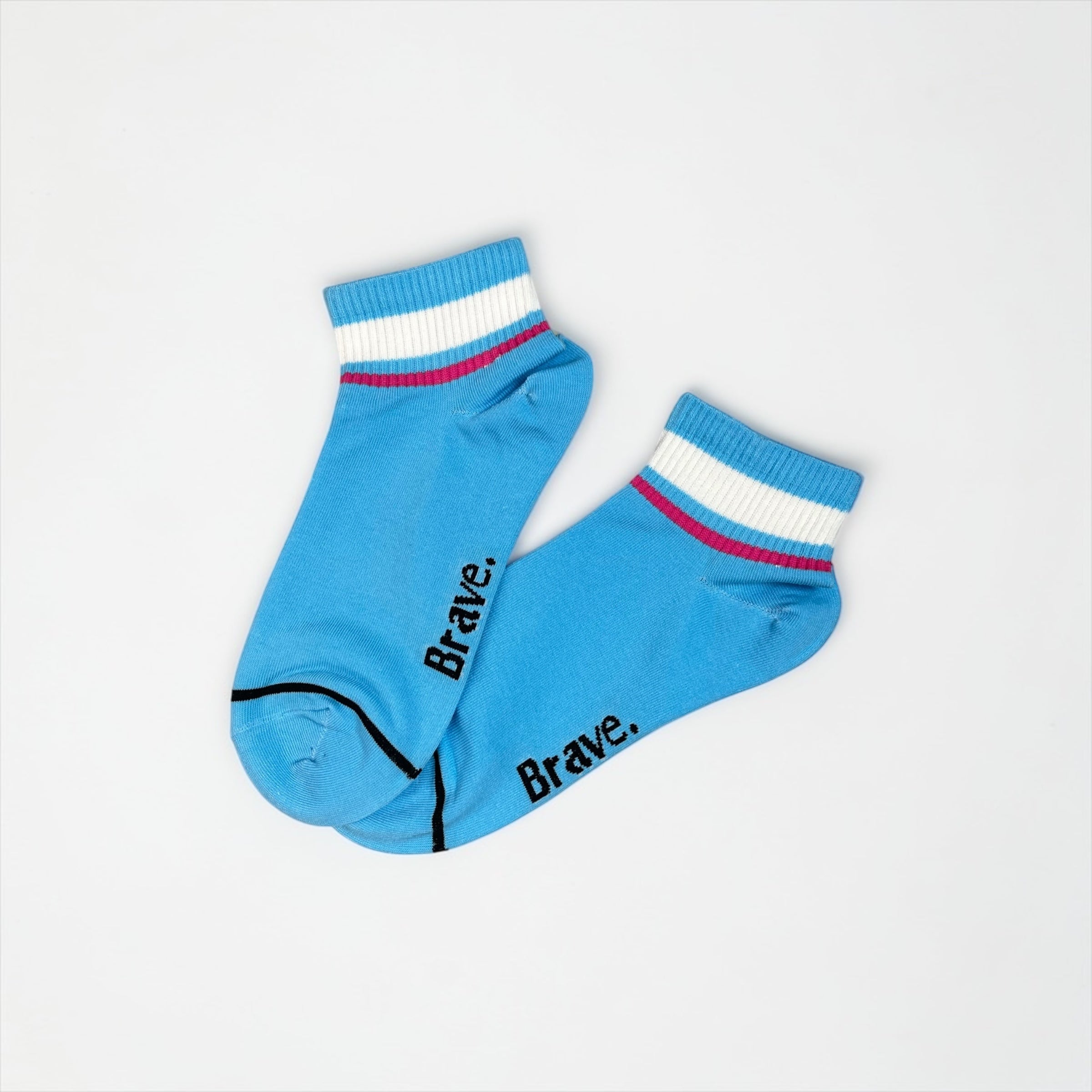 Γυναικείες κάλτσες με σχέδια σε ροζ & μπλε αποχρώσεις