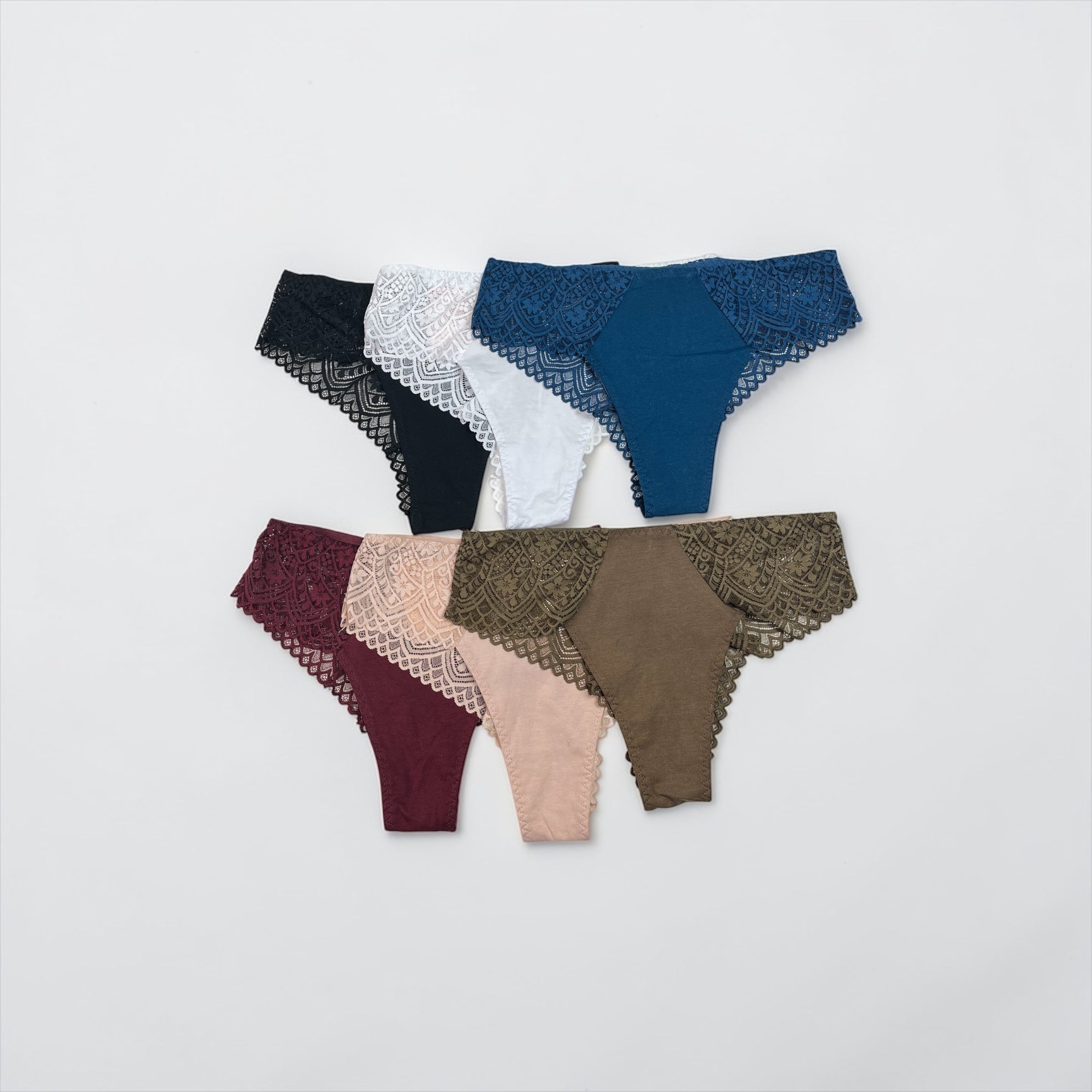 Σλιπ κοφτής γραμμής με διακοσμητικό μοτίβο