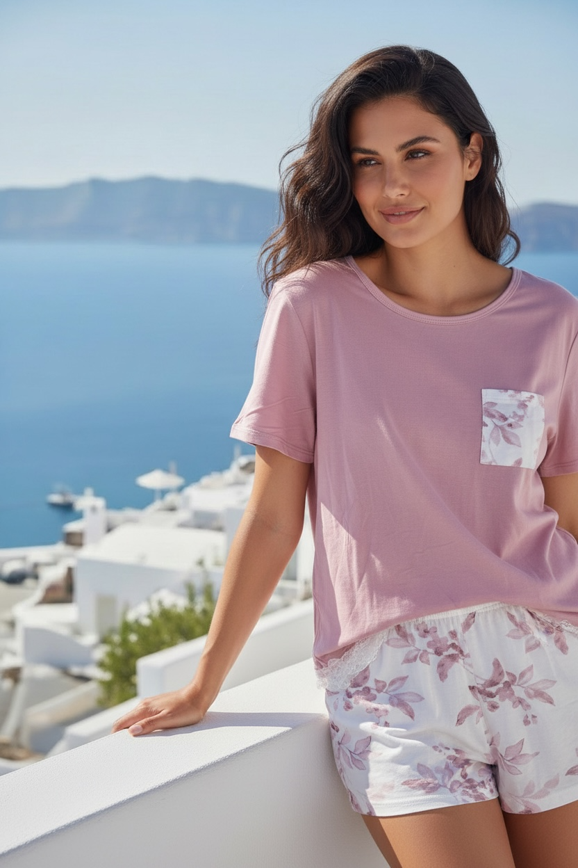 Aurelia Pink – Shorts Set