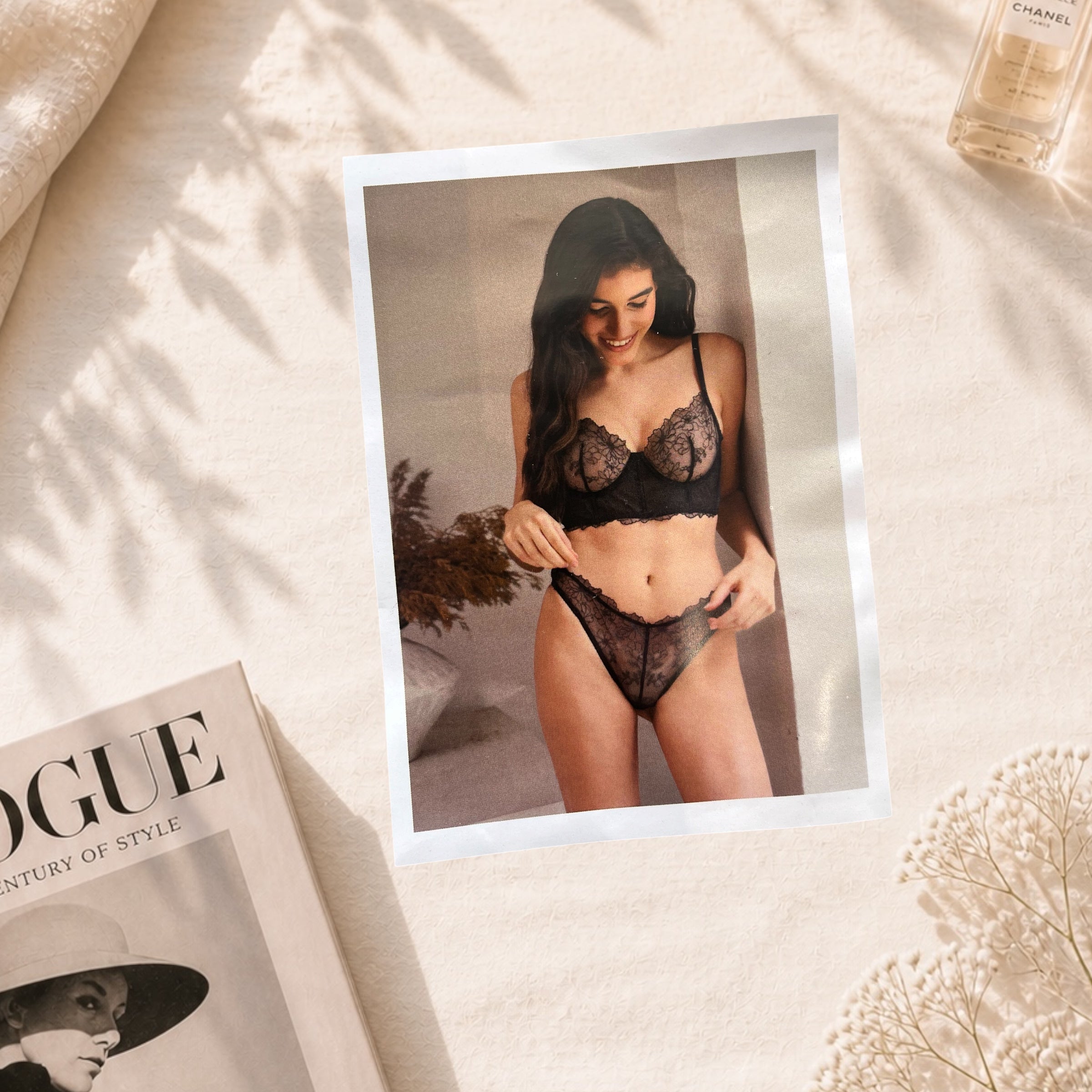 Floral Lace Lingerie Set