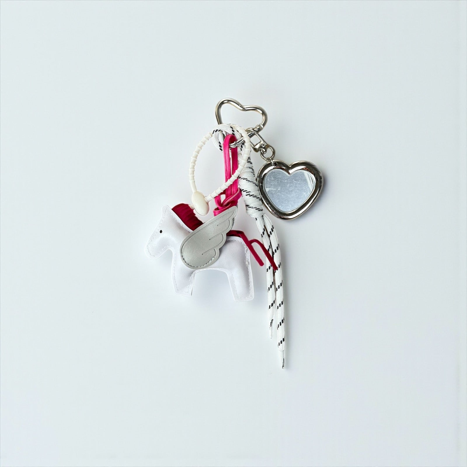 Λευκός Πήγασος παιχνιδιάρικο bag charm