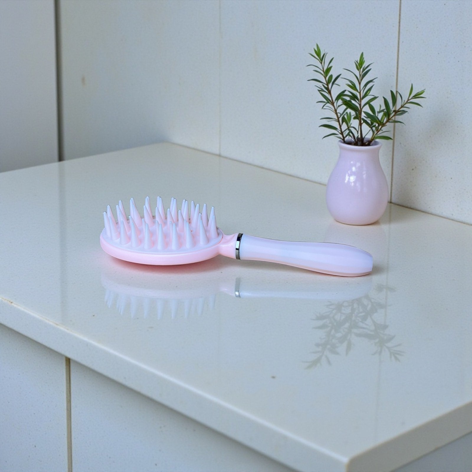 Βούρτσα Μασάζ Κεφαλιού Baby Pink